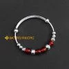 Vòng tay charm pandora hạt đỏ LTC01