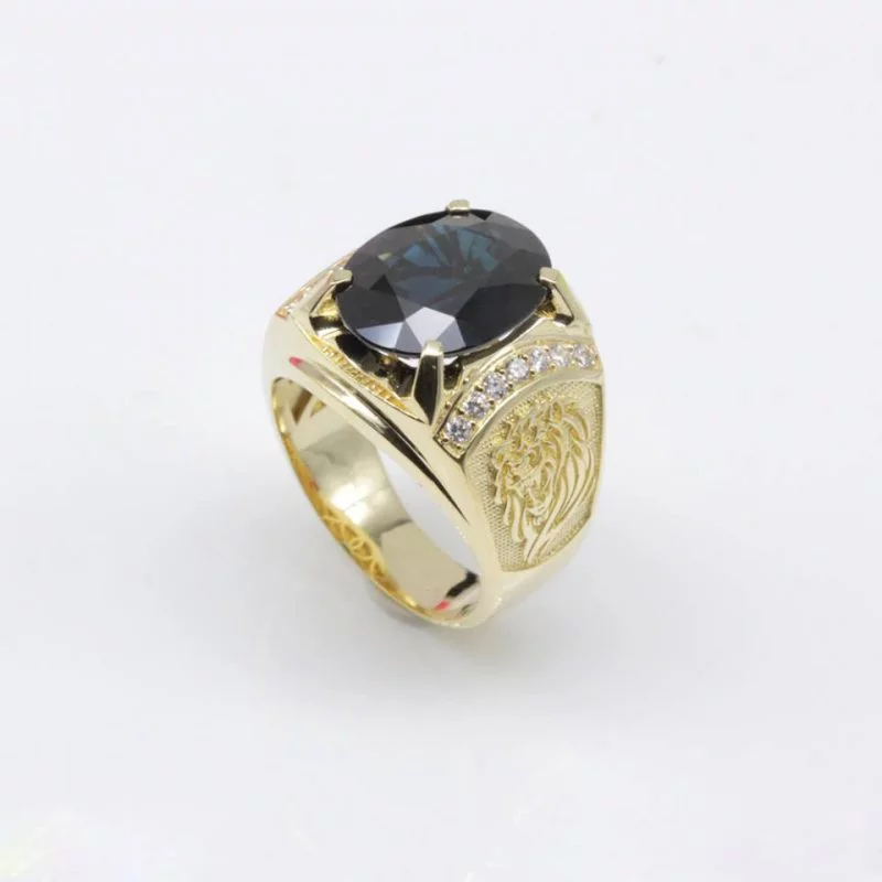 nhẫn bạc xi vàng đẹp