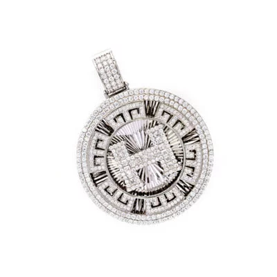 Có thể tự do lựa chọn chất liệu bạc 925, vàng 10k, 14k, 18k cho mẫu mặt dây chữ cái này.